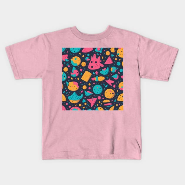 Busy Universe Kids T-Shirt by FashionPulse